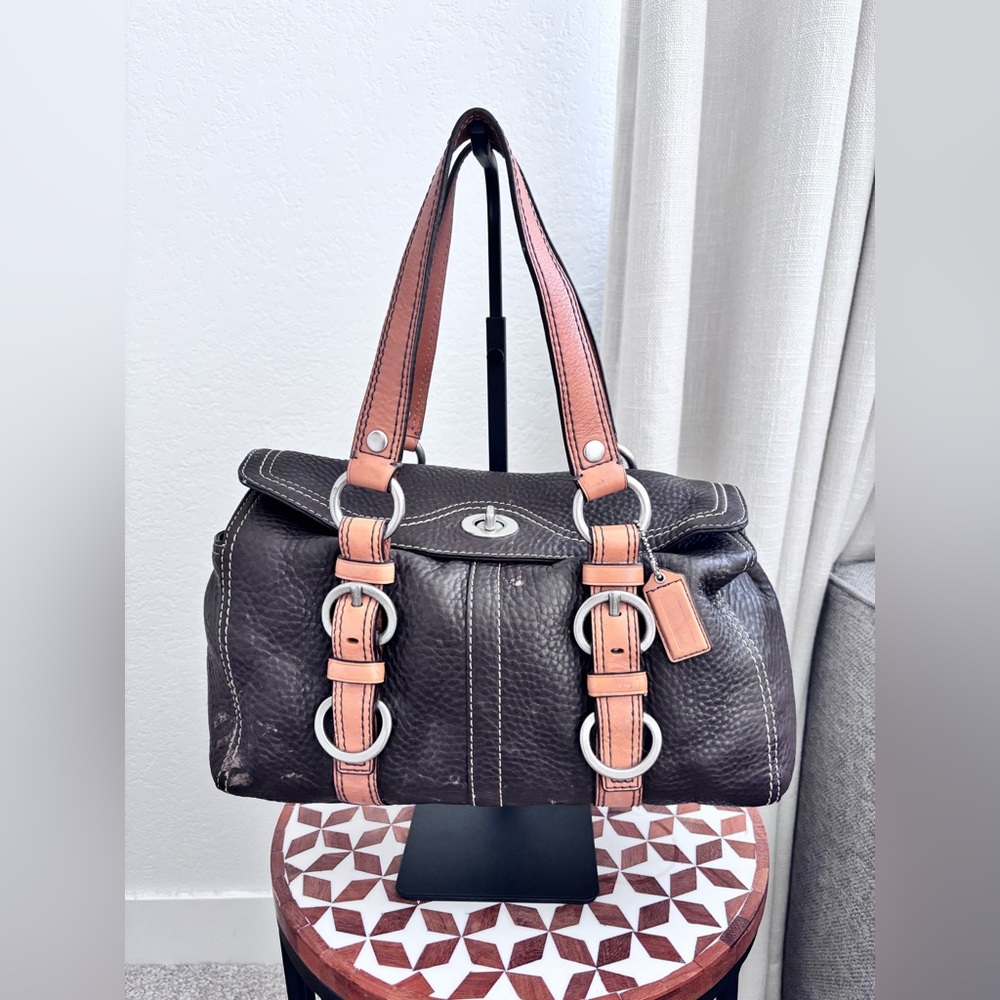 Vintage Coach Chelsea Leather Satchel Bag